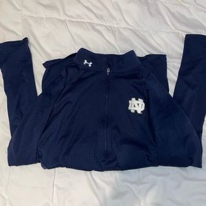 Norte Dame Under Armour quarter zip